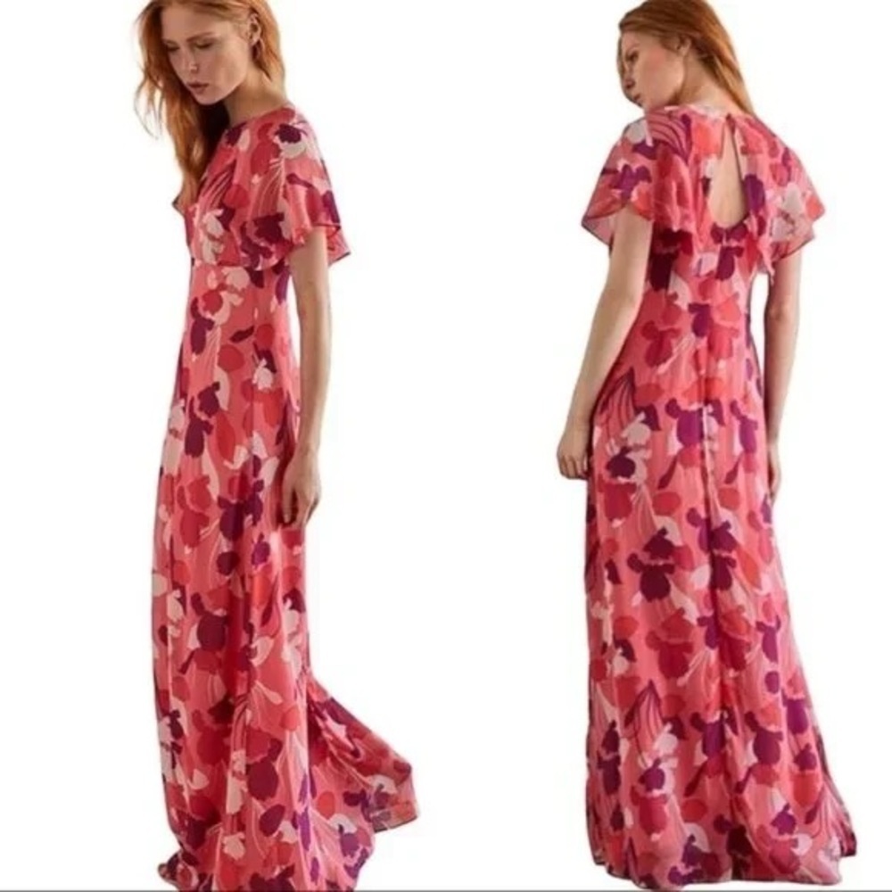 MASSIMO DUTTI SIZE 2 MAXI DRESS 100% Viscose / premium fabric quality